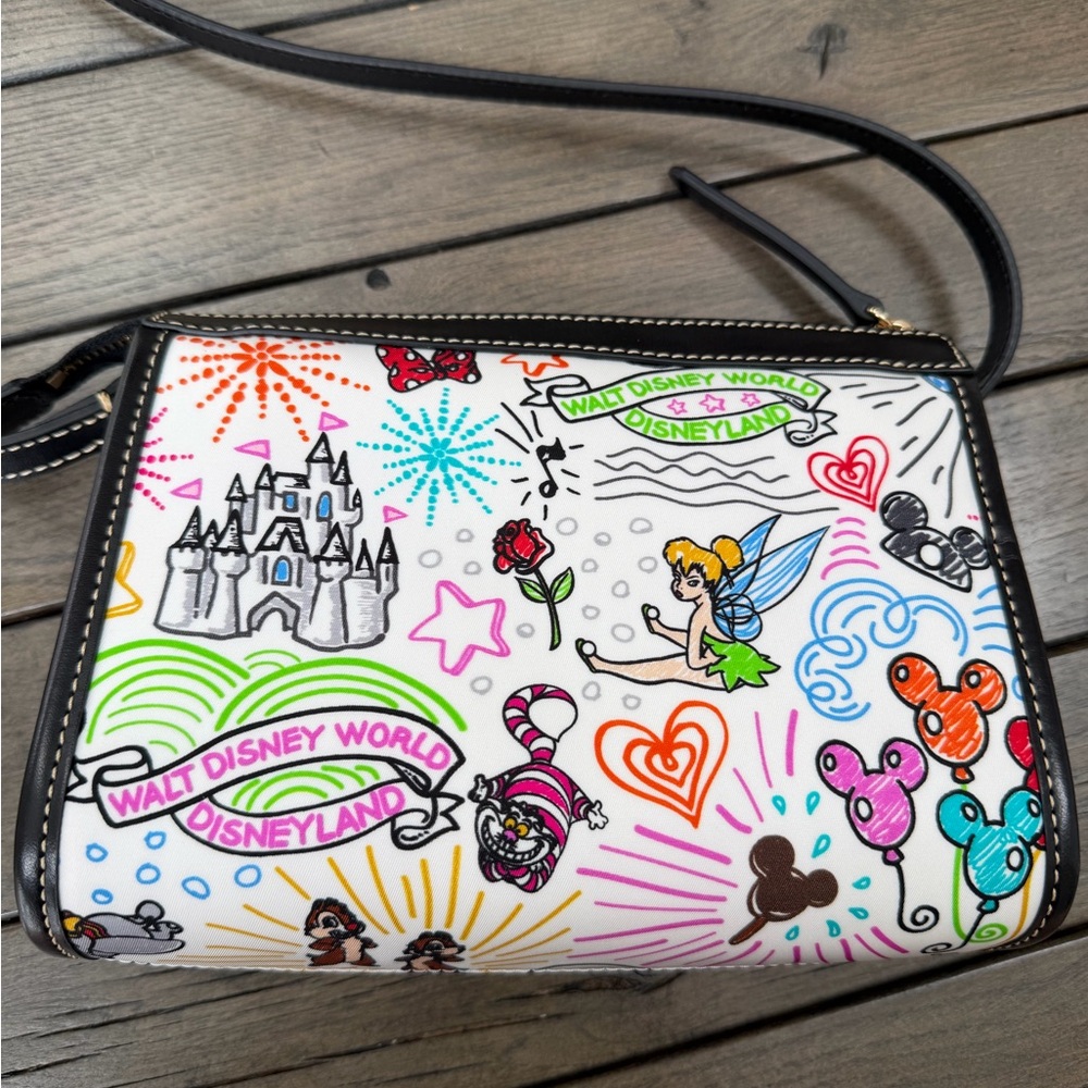 Dooney & Bourke Disney Crossbody Bag - Black and Multicolor NWOT - Picture 2 of 12